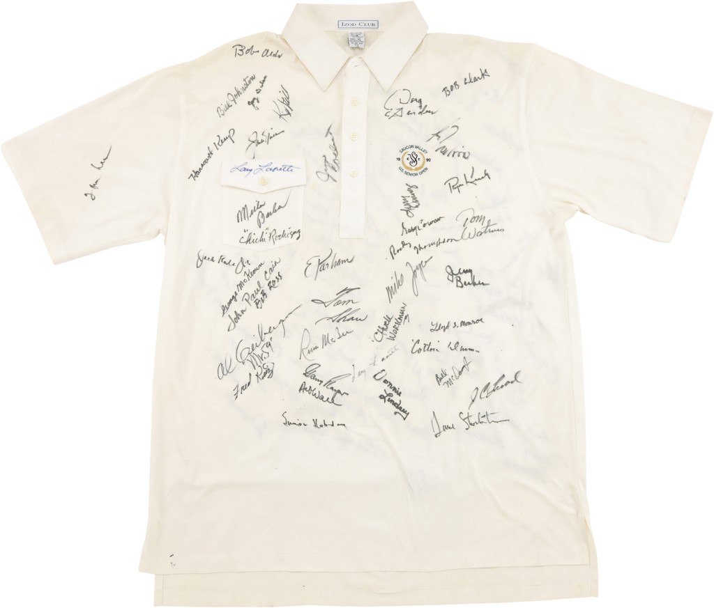 - 1992 U.S Senior Open Golf Signed Shirt by 100+ Golfers Including Jack Nicklaus