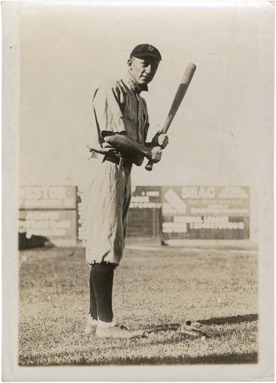The Brown Brothers Collection - Ty Cobb Posed With Bat Photograph (PSA)
