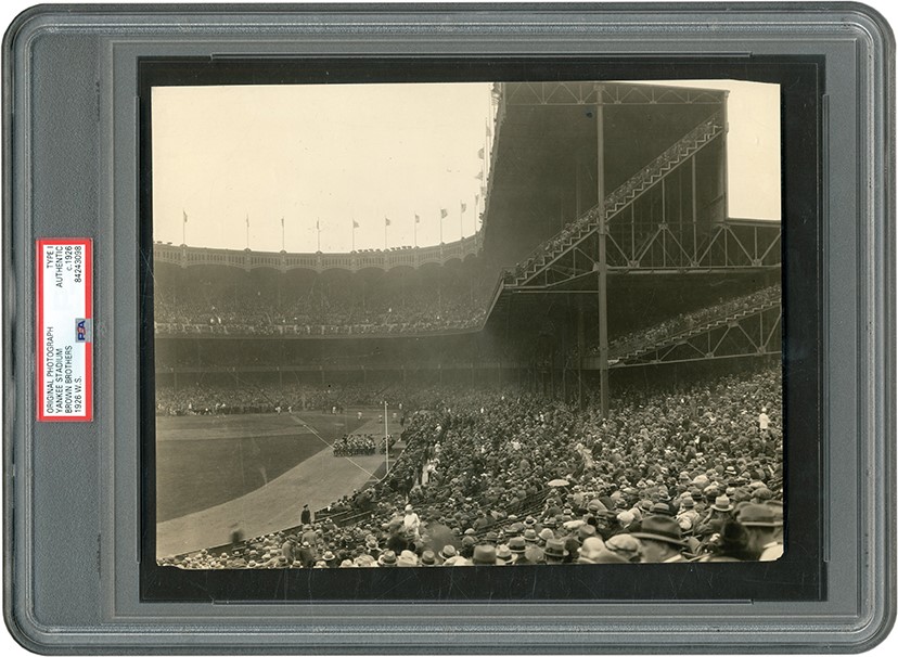 - 1926 Yankee Stadium World Series Photograph (PSA Type I)
