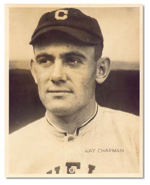 Baseball Photographs - Ray Chapman Photo by George Burke