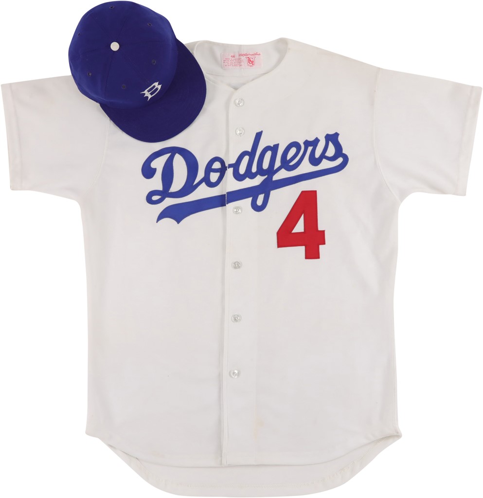 - 1980s Duke Snider Los Angeles Dodgers Signed Game Worn Jersey