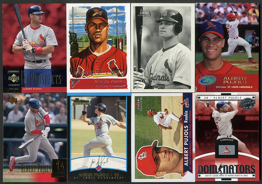 - 2001-06 Albert Pujols Collection of Mostly Rookies (16)