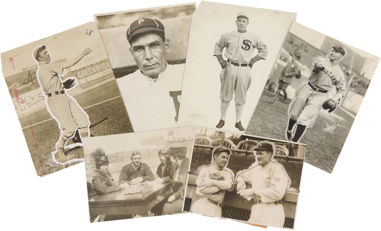 Vintage Sports Photographs - "No-Hitter" Pitchers Vintage Type I Photograph Collection with Conlons (46)
