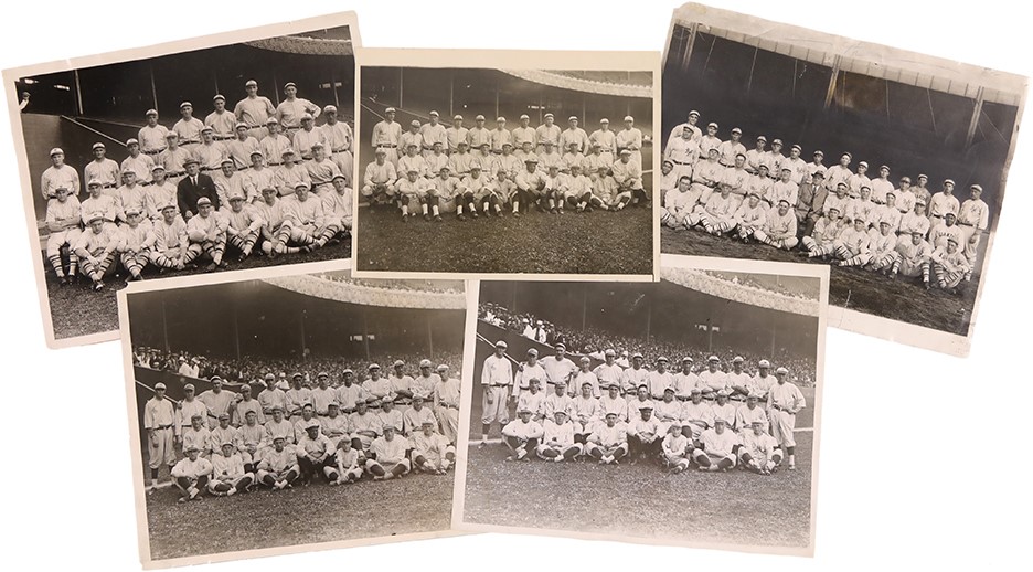 Vintage Sports Photographs - 1920-1923 New York Giants Original Team Photographs (5)