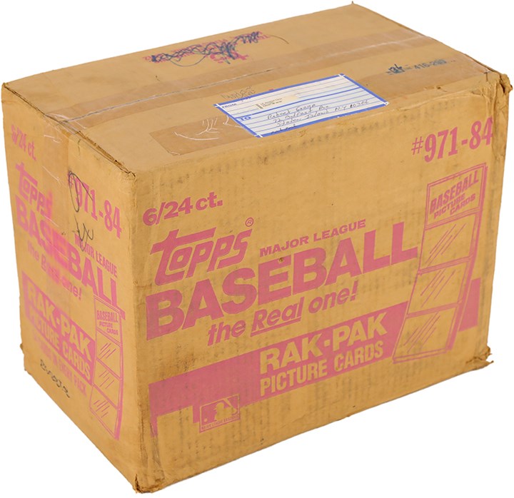 - 1984 Topps Baseball Case of Rack Pack Boxes