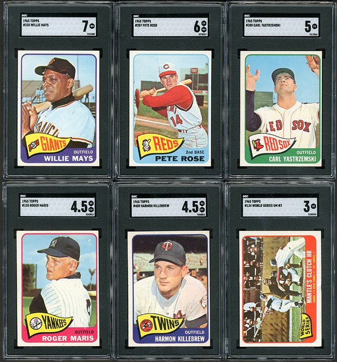 - 1965 Topps Baseball Complete Set (598) with SGC Graded