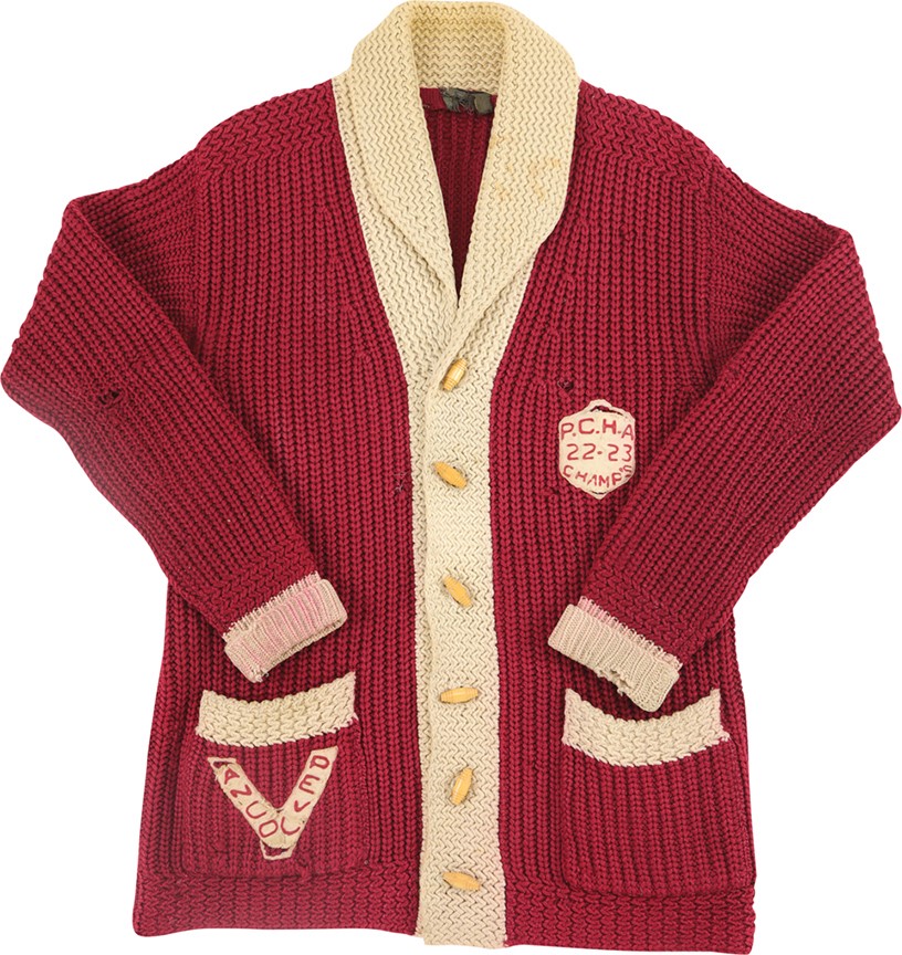 Spectacular 1922-23 Vancouver Millionaires Hockey Sweater