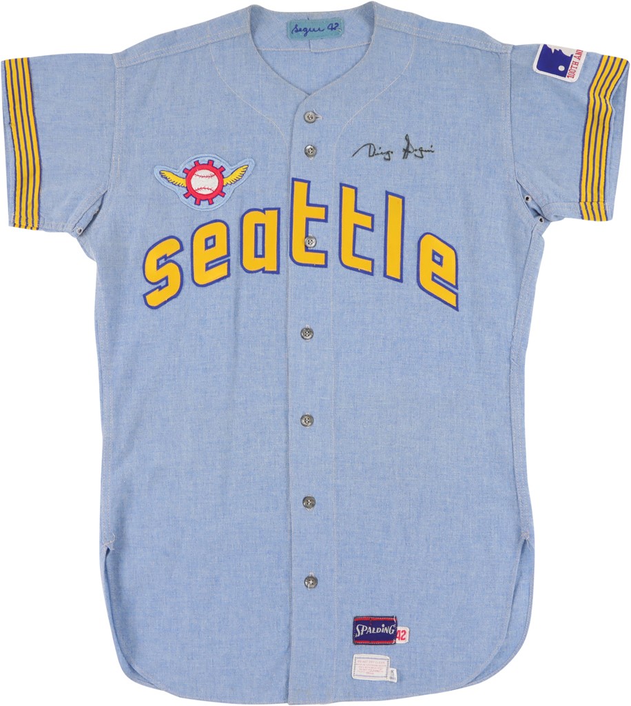 - 1969 Diego Segui Seattle Pilots Signed Game Worn Jersey