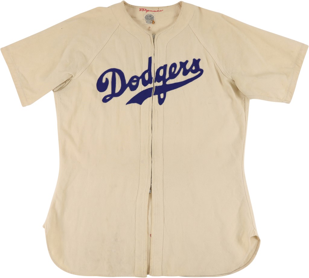 - 1941 Fred Fitzsimmons Brooklyn Dodgers Game Worn Jersey
