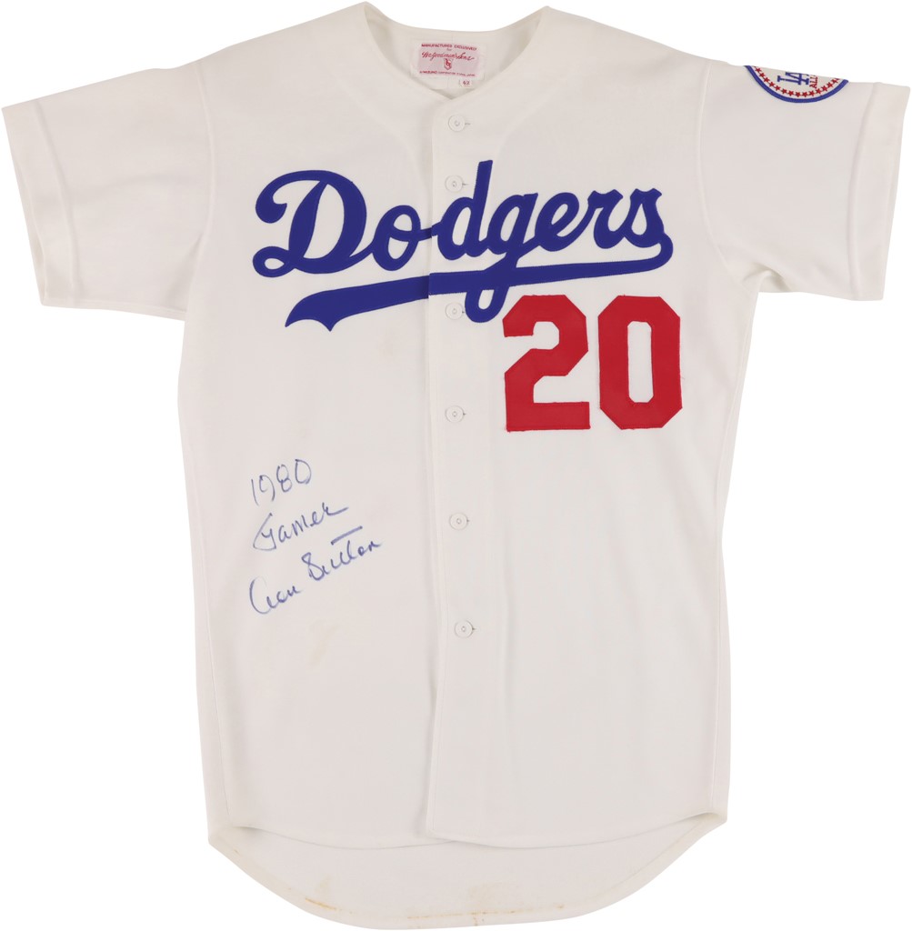 Baseball Equipment - 1980 Don Sutton Los Angeles Dodgers Signed Game Worn Jersey