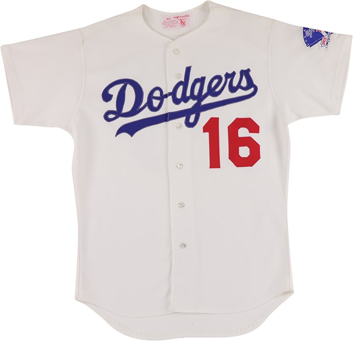 Baseball Equipment - 1983 Rick Monday Los Angeles Dodgers Game Worn Jersey w/25th Anniversary Patch