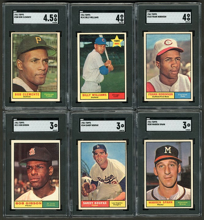 - 1961 Topps Baseball Complete Set (587) with SGC Graded