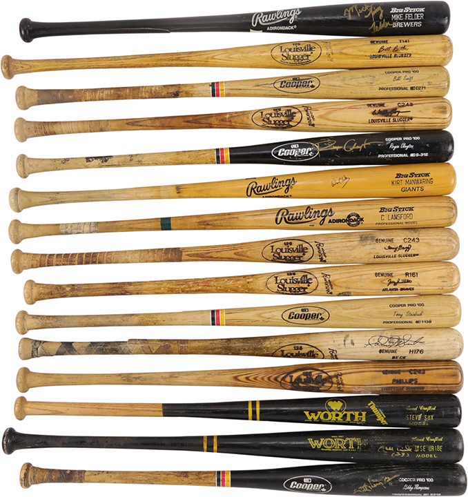 Baseball Equipment - Game Used Bat Collection with California Emphasis (15)