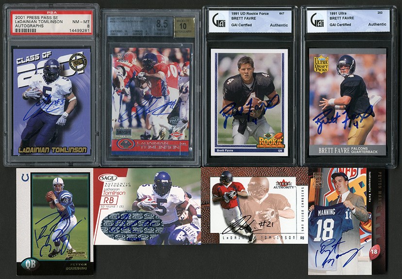 - Modern Football Autograph and Game Used Memorabilia Collection (13)