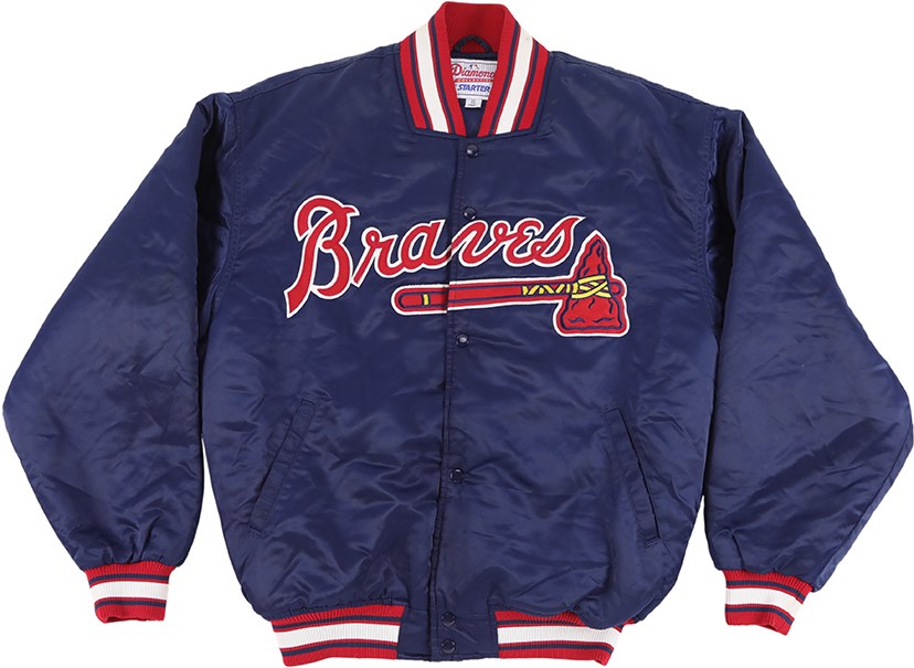 Early 2000s Javy Lopez Atlanta Braves Game Worn Jacket