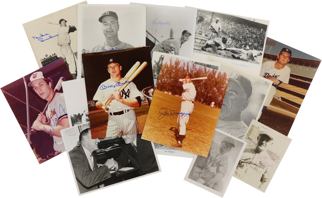 Baseball Hall of Famers Signed Photograph Collection (138)