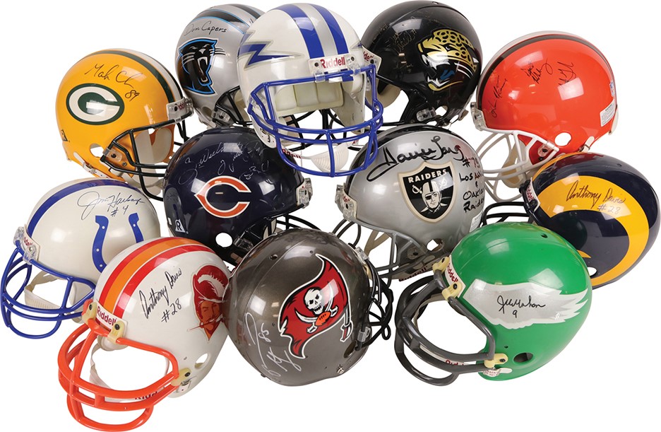 NFL Stars Signed Football Helmet Collection (12)