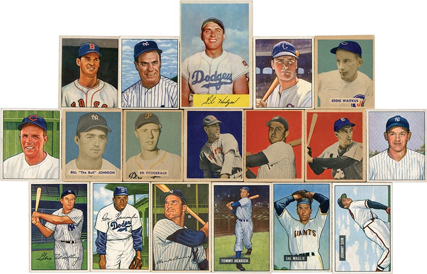 - 1948-54 Bowman Baseball Partial Set Archive (215)