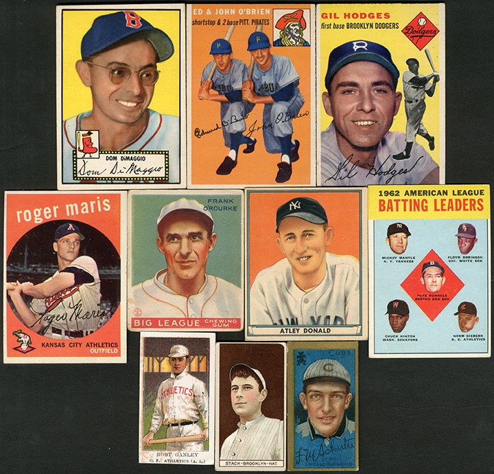 - 1909-62 Baseball Card Archive with 1952 Topps and Stars