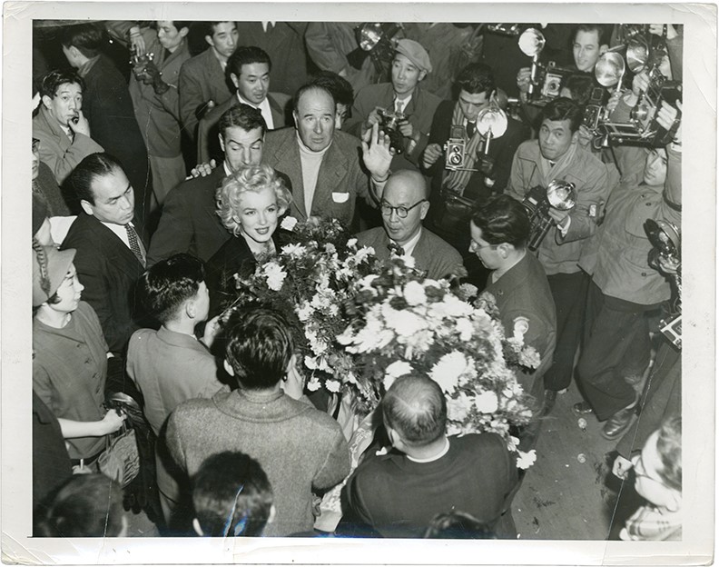 Marilyn Monroe and Joe DiMaggio Honeymoon in Japan Photograph