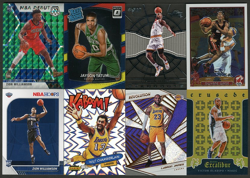 Multi-Sport Lot with LeBron James, Zion Williamson, Kobe Bryant and Multiple 1/1s