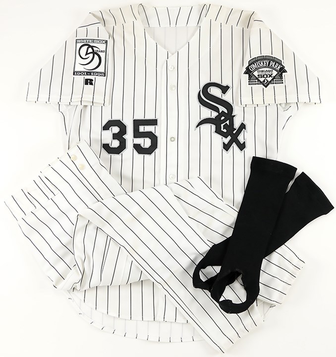 Baseball Equipment - 1995 Frank Thomas Chicago White Sox Game Worn Uniform
