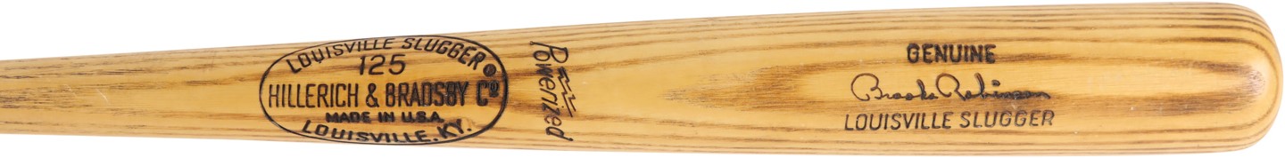 Baseball Equipment - 1965-68 Brooks Robinson Baltimore Orioles Game Used Bat