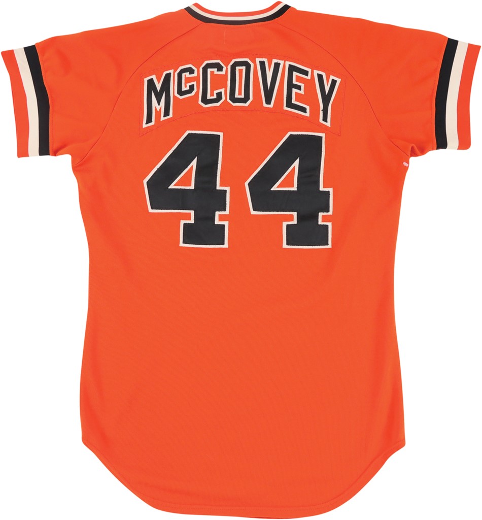 Baseball Equipment - 1979 Willie McCovey San Francisco Giants Signed Game Worn Jersey (MEARS A10)