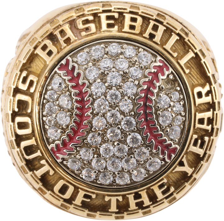 - 2014 MLB Scout of the Year Gold Ring with Box