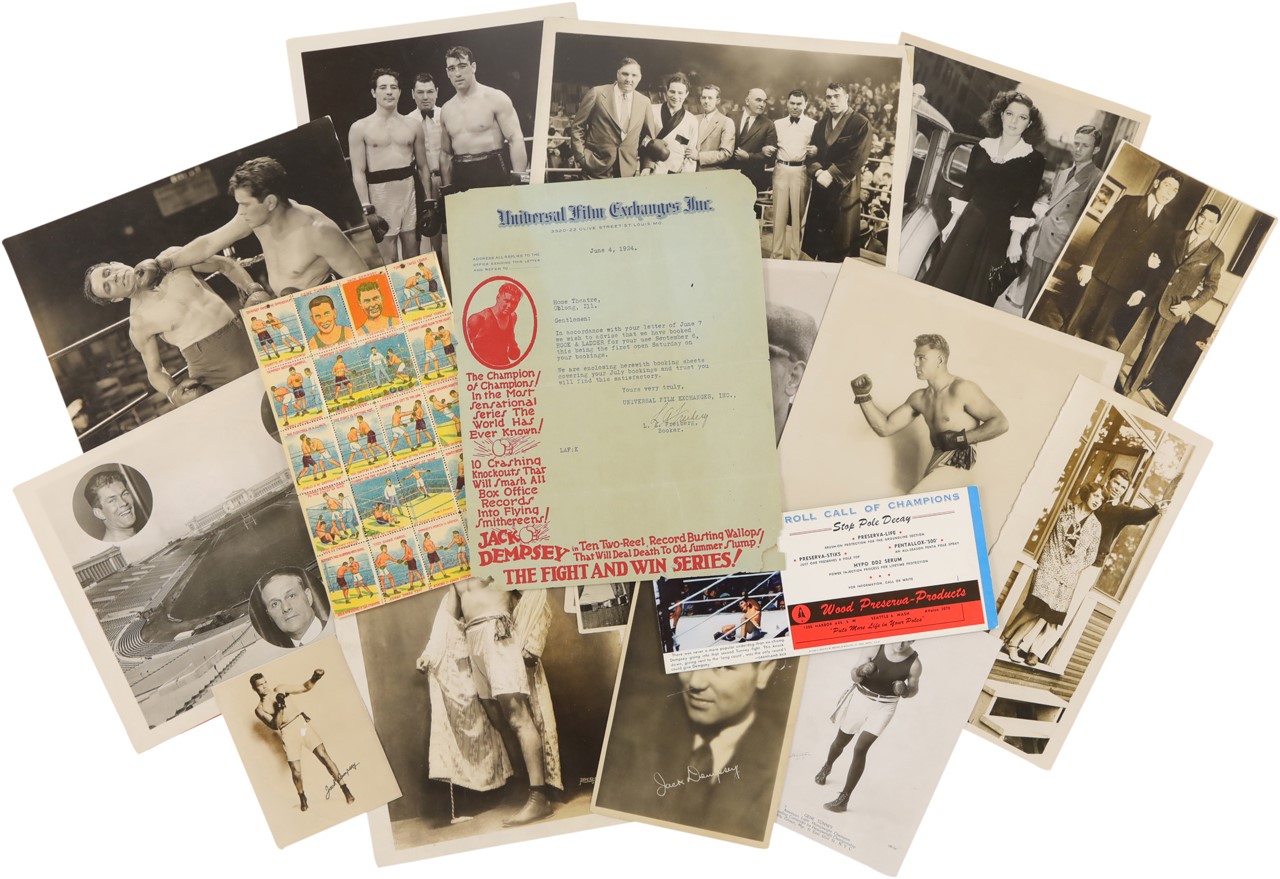 - Jack Dempsey and Gene Tunney Memorabilia Collection