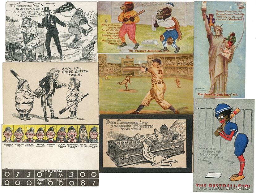 - Early 1900s Baseball Postcards with Rarities (27)