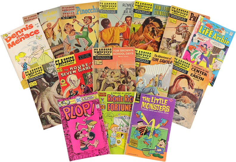 - 1950s-80s Comic Collection with Classics Illustrated (34)