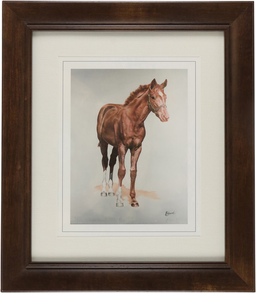 - Secretariat Foal Print from the Personal Collection of Charlie Davis