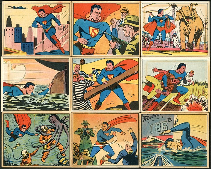 1940 Gum Inc Superman Complete Set (72)