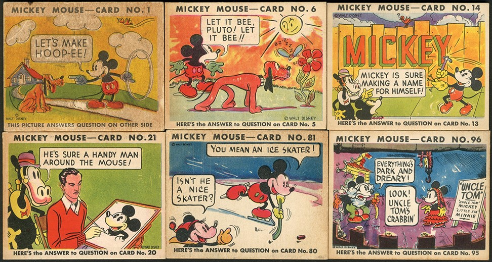 Non-Sports Cards - Mickey Mouse Gum Inc Complete Set (82)