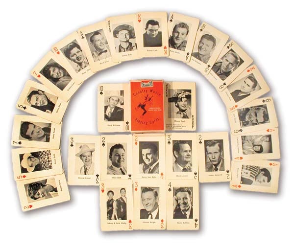 Music - Country & Western 1950s Deck of Playing Cards