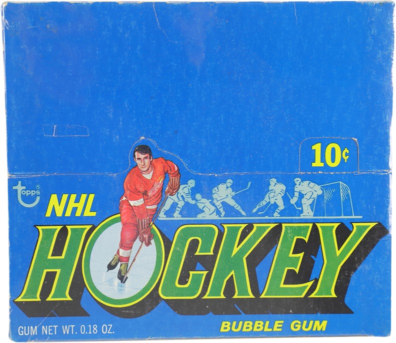 - 1971-72 Topps Hockey Wax Display Box