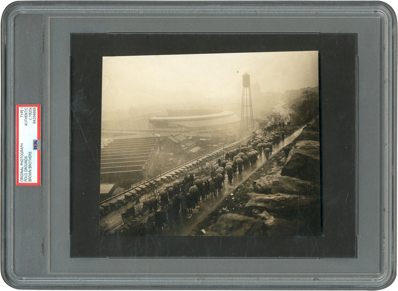 - Crowds Flock to the Polo Grounds Photograph (PSA Type I)