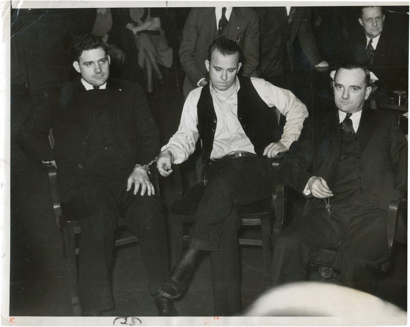 - John Dillinger Appears in Court Photograph