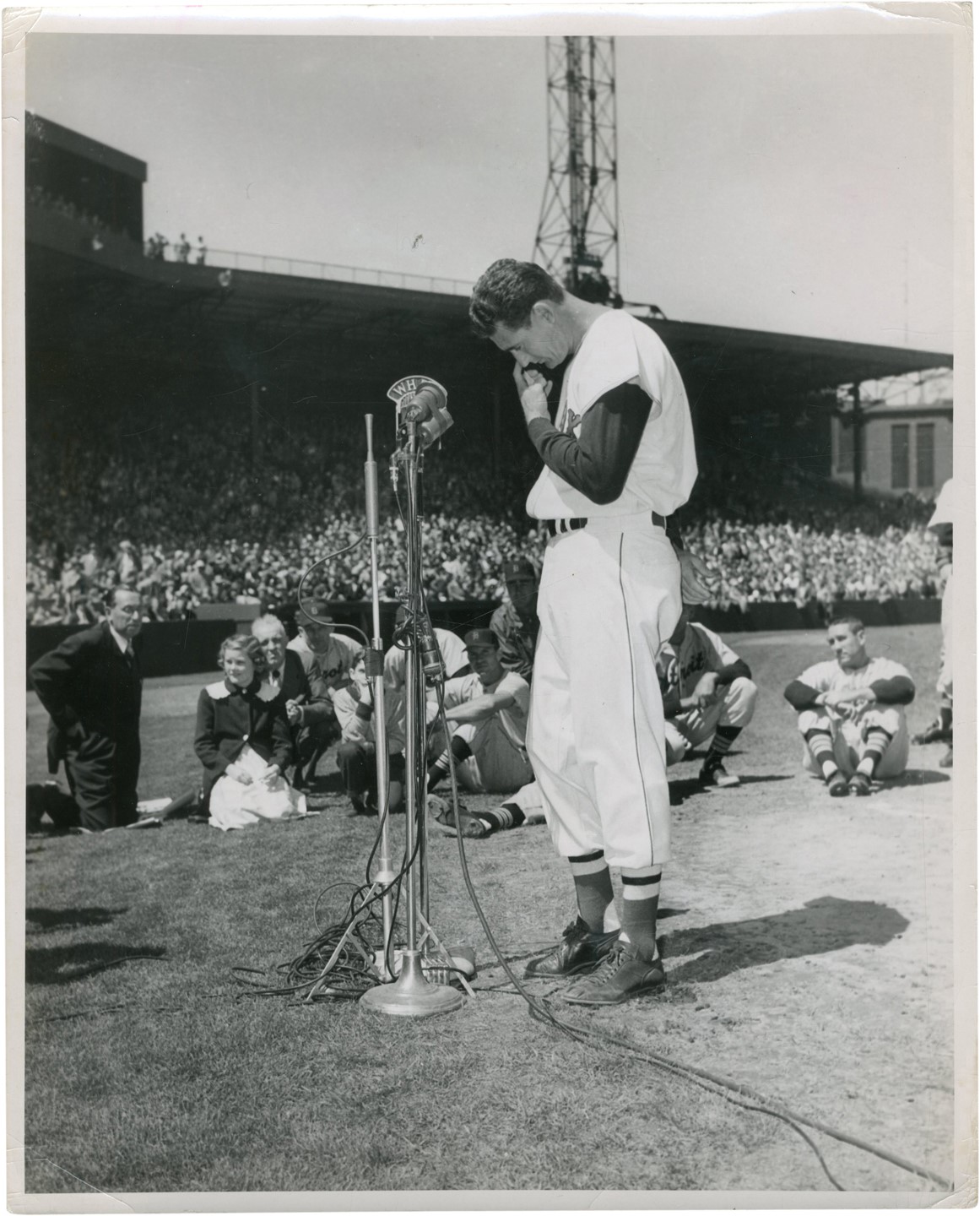 - 1952 Ted Williams Day at Fenway Park Photograph