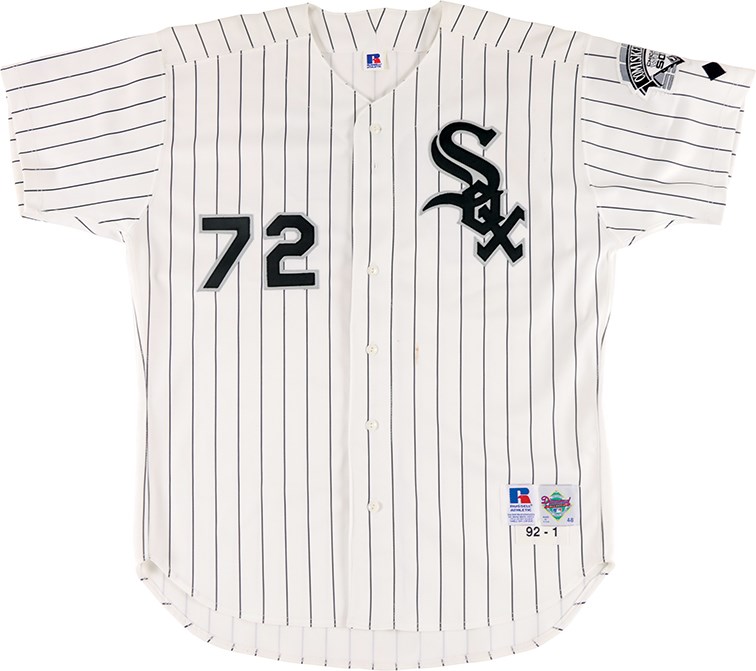 Baseball Equipment - 1992 Carlton Fisk Chicago White Sox Game Worn Jersey (White Sox LOA)