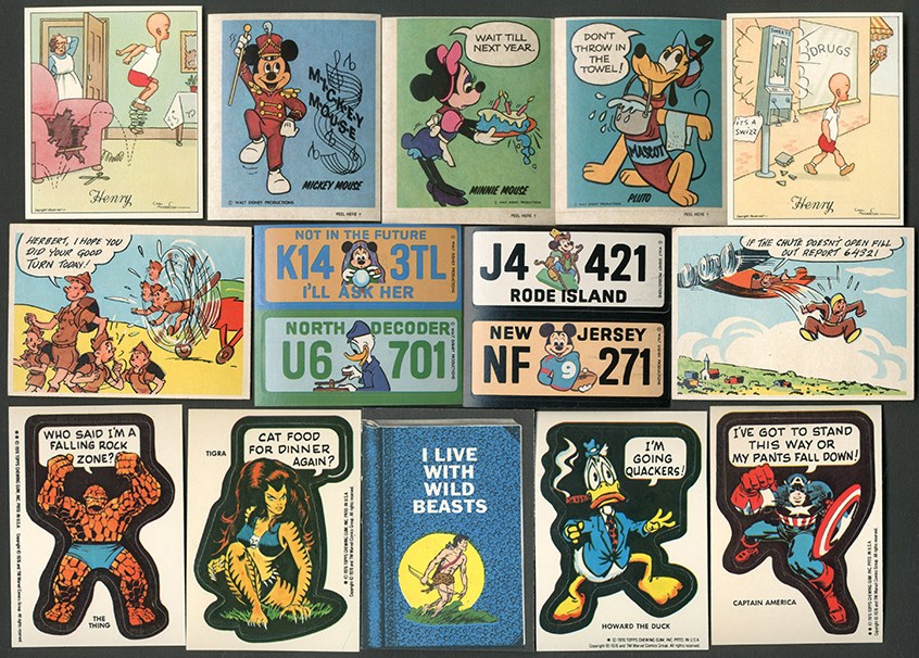 Non-Sports Cards - Disney, Comic, & Funny Topps Non-Sport Set Collection (254)