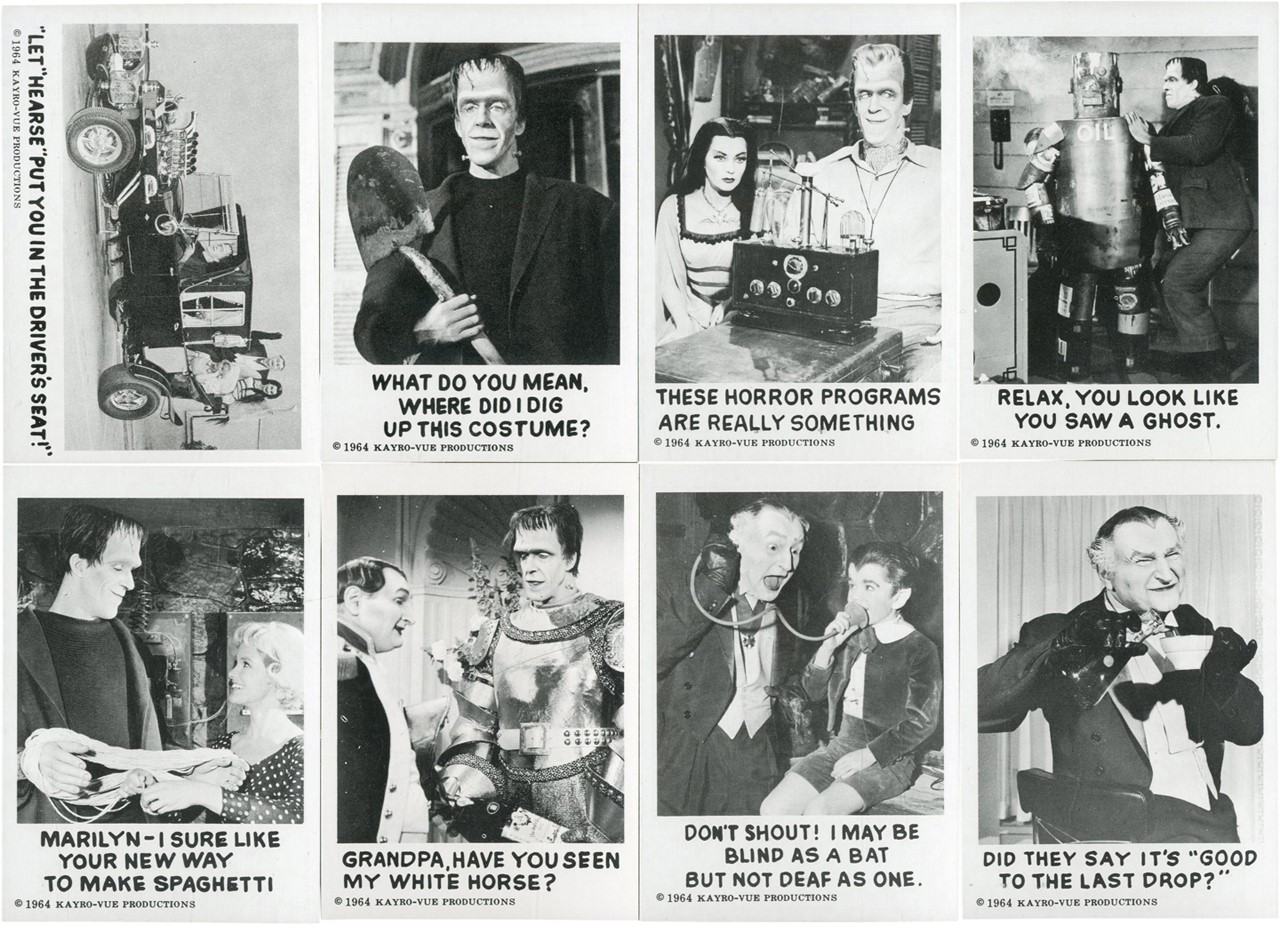 Non-Sports Cards - 1964 Leaf The Munsters Complete Set w/Stickers (86)