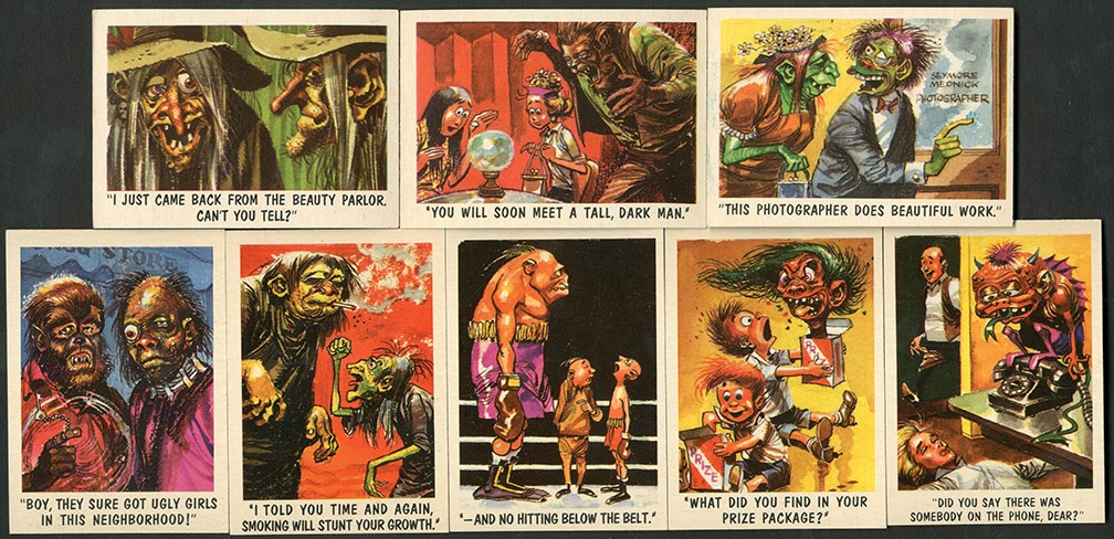 Non-Sports Cards - 1959 Topps Funny Monsters You'll Die Laughing Complete Set (66)