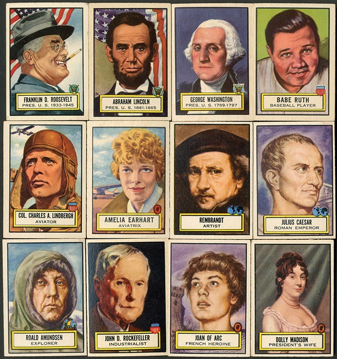 Non-Sports Cards - 1952 Topps Look N See Complete Set (135)