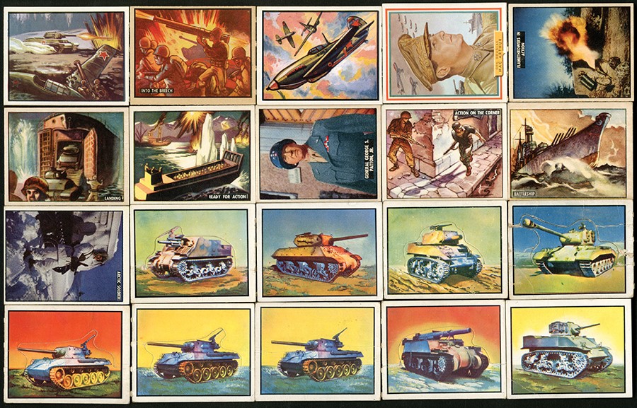 Non-Sports Cards - 1950 Topps Freedom's War Near-Complete Set (202/203)