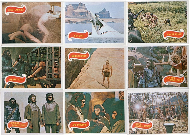 Non-Sports Cards - 1969 Topps Planet of The Apes Complete Set (44)