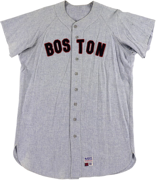 Baseball Equipment - 1969 Ron Kline/Fred Wenz Boston Red Sox Game Worn Jersey