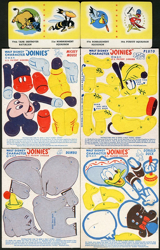 Non-Sports Cards - Walt Disney Joinies and Air Squadron Insignia Collection (18)