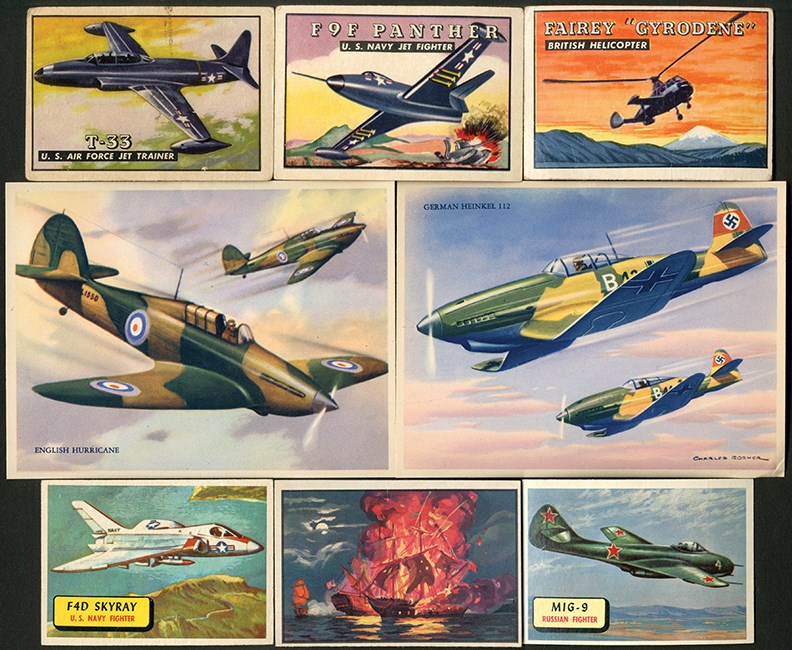 Non-Sports Cards - US Navy & Airplane Card Collection with Complete Sets (5)